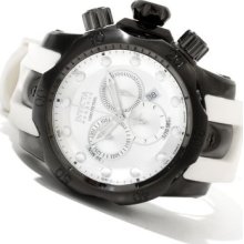 Invicta Reserve Men's Venom Swiss Made Quartz Chronograph Polyurethane Strap Watch BLACK