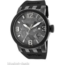 Invicta Watch 10459 Men's Dna/camouflage Black Camouflage Black Silicone