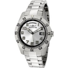 Invicta Watches Men's Pro Diver Stainless Steel Stainless Steel Silver