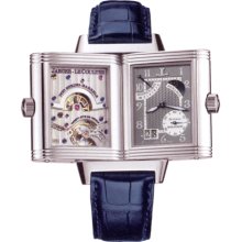 Jaeger LeCoultre Reverso Septantieme Platinum Mens Watch 300.64.20