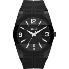 Jake Black Rubber Strap Analog Watch