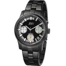 JBW Women's Alessandra Black Ion-plated Diamond Watch (Black)