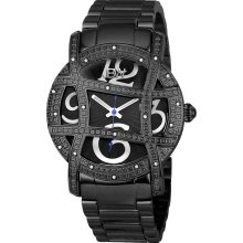 JBW Women's Olympia Diamond Watch (Black)