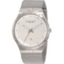 Johan Eric Men's JE3001-04-001B Skive Silver Mesh Stainless Steel