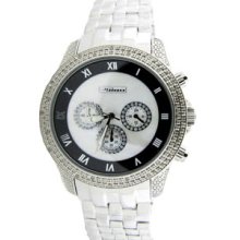 Jojino IJ-1117 Stainless Steel 0.25 ct Men's Diamond Watch