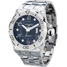 Jorg Gray JG9600-14 Jorg Gray 48mm Watch with Round Dark Blue Patterne