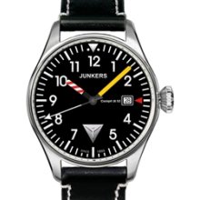 Junkers Cockpit JU52 Series Pilot Watch with Aviator Instrument Hands #6144-3