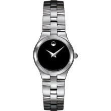 Juro Steel Black Museum Dial, Ladies' Movado