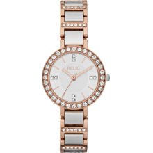 Kerri Rose Gold-Tone Bracelet Watch