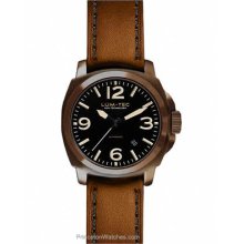 Lum-Tec Mens M-Series Bronze Automatic Matte Black Dial M53