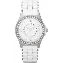 Marc By Marc Jacobs Pelly Glitz Bezel Silver Ladies Watch MBM2535