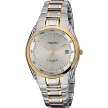 MB841S Accurist Mens Two Tone Bracelet Watch