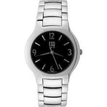 Men ESQ 7300804 Verve Stainless Steel Verve Black Dial