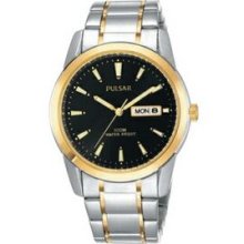 Men`s Pulsar Dress Watch W/ English/ Spanish Calendar