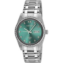 Men Sartego SSGN13 Stainless Steel Automatic Dress Green