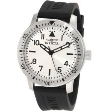 Men's 11421 Specialty Silver Dial Black Polyurethane