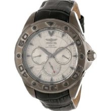 Men's 12252 Pro Diver Silver Grey Dial Grey Leather