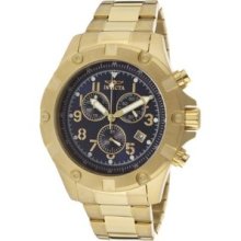 Men's 13620 Specialty Chronograph Blue Dial 18K Gold Ion-Plated