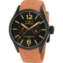 Men's 1738 I-Force Black Dial Tan Polyurethane