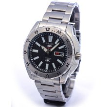 Mens 2013 Release 100m Seiko 5 Sports 24 Jewel Automatic Srp357k1