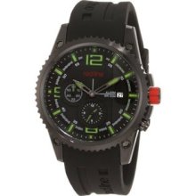 Men's 50031YM-BB-01GN Boost Black Dial Black Silicone