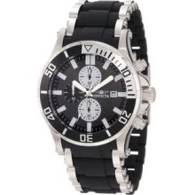 Men's 80136 Sea Spider Chronograph Black Carbon Fiber Dial Black