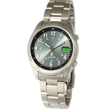 Men's Atomix Atomic Solar Stainless Steel Band Watch