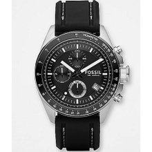 Men's Black Chronograph Watch