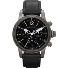 Men's Black Round Black Dial Watch