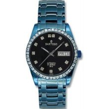 Men's Blue Automatic Black