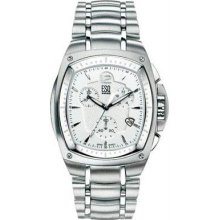 Men's Bracer Chronograph Silver Dial