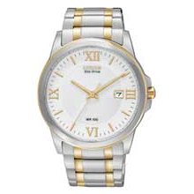 Men's Citizen Eco-Drive Watch with White Dial (Model: BM7264-51A)