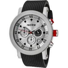 Men's Compressor Chronograph Silver Dial Black