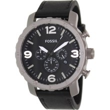 Men's Fossil Nate Titanium Chronograph Watch TI1005 ...