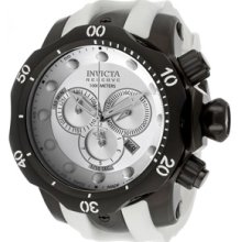 Mens Invicta 11975 Venom Reserve Swiss Made Chronograph Silver Dial Watch