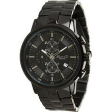 Men's Kenneth Cole Chronograph Gunmetal Steel Watch KC9226 ...