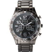 Men's Merona Matte Gunmetal Bracelet Watch