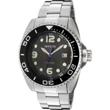 Men's Pro Diver Black Mother of Pearl Dial Stainless Steel