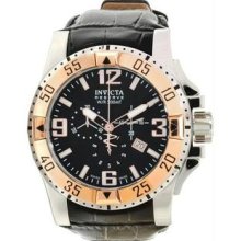 Men's Reserve Excursion Chronograph Stainless Steel Case Leather