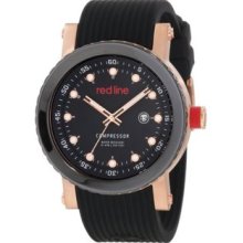 Men's RL-18002-RG-01 Compressor Black Dial