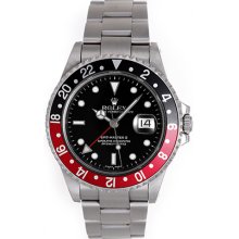 Men's Rolex GMT-Master II Stainless Steel Sport Watch 16710