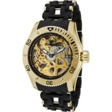 Men's Sea Spider Mechanical Gold Skeletonized Dial 18K Gold Plated SS