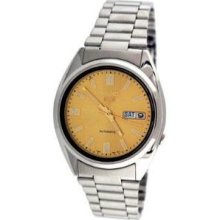 Men's Seiko 5 Automatic Dress Watch Gold