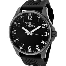 Men's Specialty Black Dial Black Polyurethane