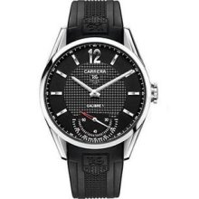 Men's Stainless Steel Carrera Black Dial Automatic Two