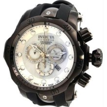 Men's Stainless Steel Case Rubber Bracelet Reserve Venom Quartz Chrono