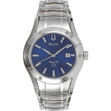 Men's Stainless Steel Marine Star Blue Dial