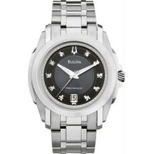 Men's Stainless Steel Precisionist Longwood Quartz Black Dial