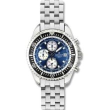 Men's Stainless Steel Quartz Chronograph Blue