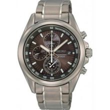 Men's Titanium Quartz Chronograph Tachymeter Link